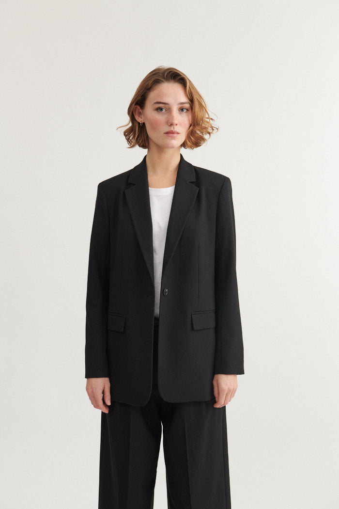 Basic Apparel Marjorie Blazer Jackets 001 Black